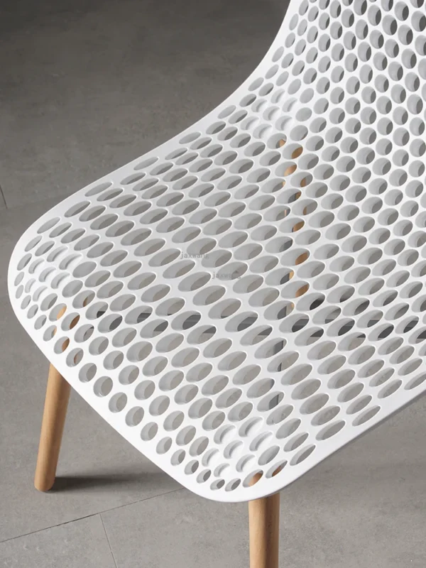 Nordic Home Dining Chair for Dining Room Simple Modern Leisure Fashion Plastic Dining Chair Designer Creative Backrest Chair - Image 4