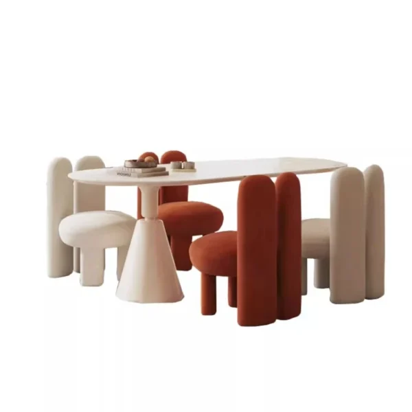 4person dining table set dining with chairs breakfast nook corner with 4 chair complete dining room table 4 chairs and desk - Image 6