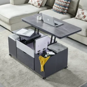 Storage Lifting Coffee Table Modern Luxury Designer Clear Cheap Side Table Aesthetic Lounge Living Room Kaffee Tische Furniture