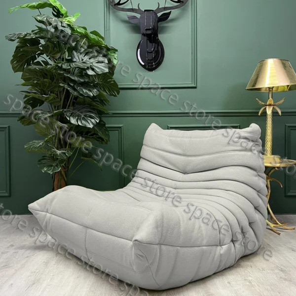 Caterpillar Single Sofa Lazy Couch Tatami Living Room Bedroom Lovely Leisure Single Chair Reading Chair Balcony Rocking Chair - Image 2