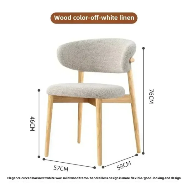 Leisure Chairs,Dining Tables,Chairs,Comfortable Home Use, Sedentary Hotels, Business Negotiation Chairs Coffee shop study chair - Image 5