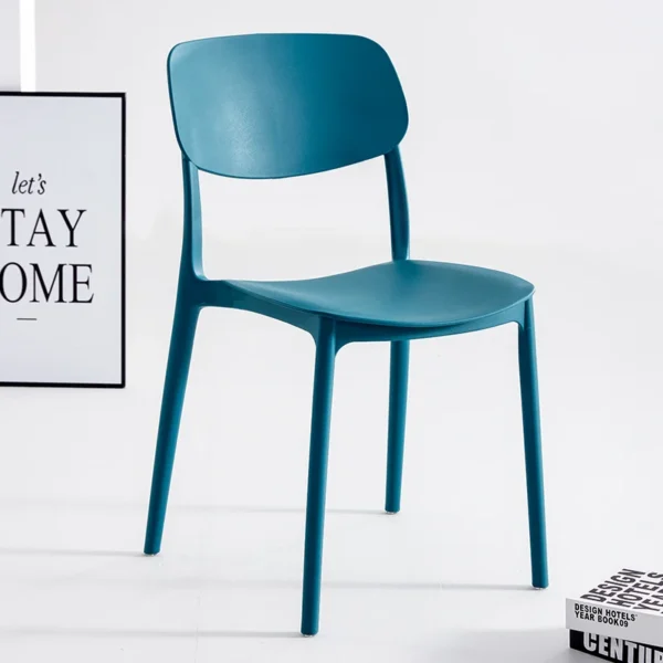 Kitchen Plastic Dining Chairs Nordic Modern European Home Dining Chairs Ultralight Trendy Sillas Comedor Garden Furniture Sets - Image 5