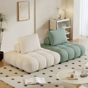 Cloud tofu block sofa art French cream size apartment creative movable modular modular sofa