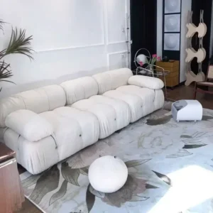 Modern Minimalist White Sofa Luxury Lazy Nordic Module Living Room Sofas Sectional Comfort Divani Soggiorno Home Furniture