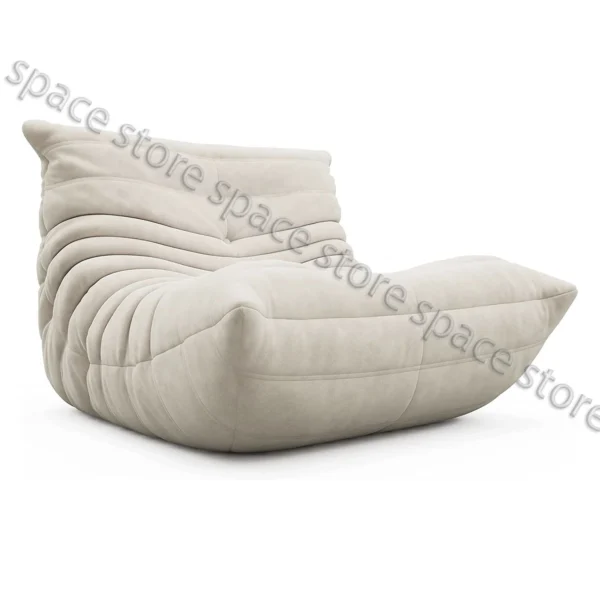 Caterpillar Single Sofa Lazy Couch Tatami Living Room Bedroom Lovely Leisure Single Chair Reading Chair Balcony Rocking Chair - Image 4