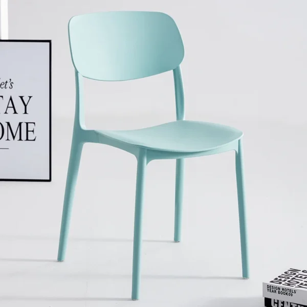Kitchen Plastic Dining Chairs Nordic Modern European Home Dining Chairs Ultralight Trendy Sillas Comedor Garden Furniture Sets - Image 6