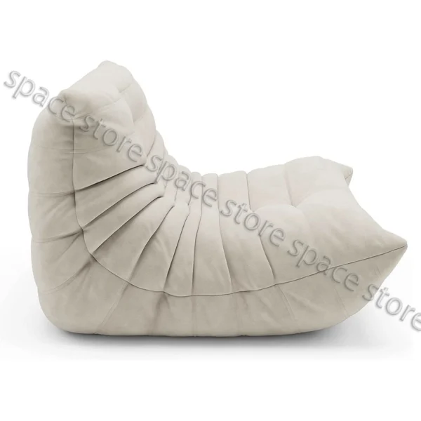 Caterpillar Single Sofa Lazy Couch Tatami Living Room Bedroom Lovely Leisure Single Chair Reading Chair Balcony Rocking Chair - Image 5